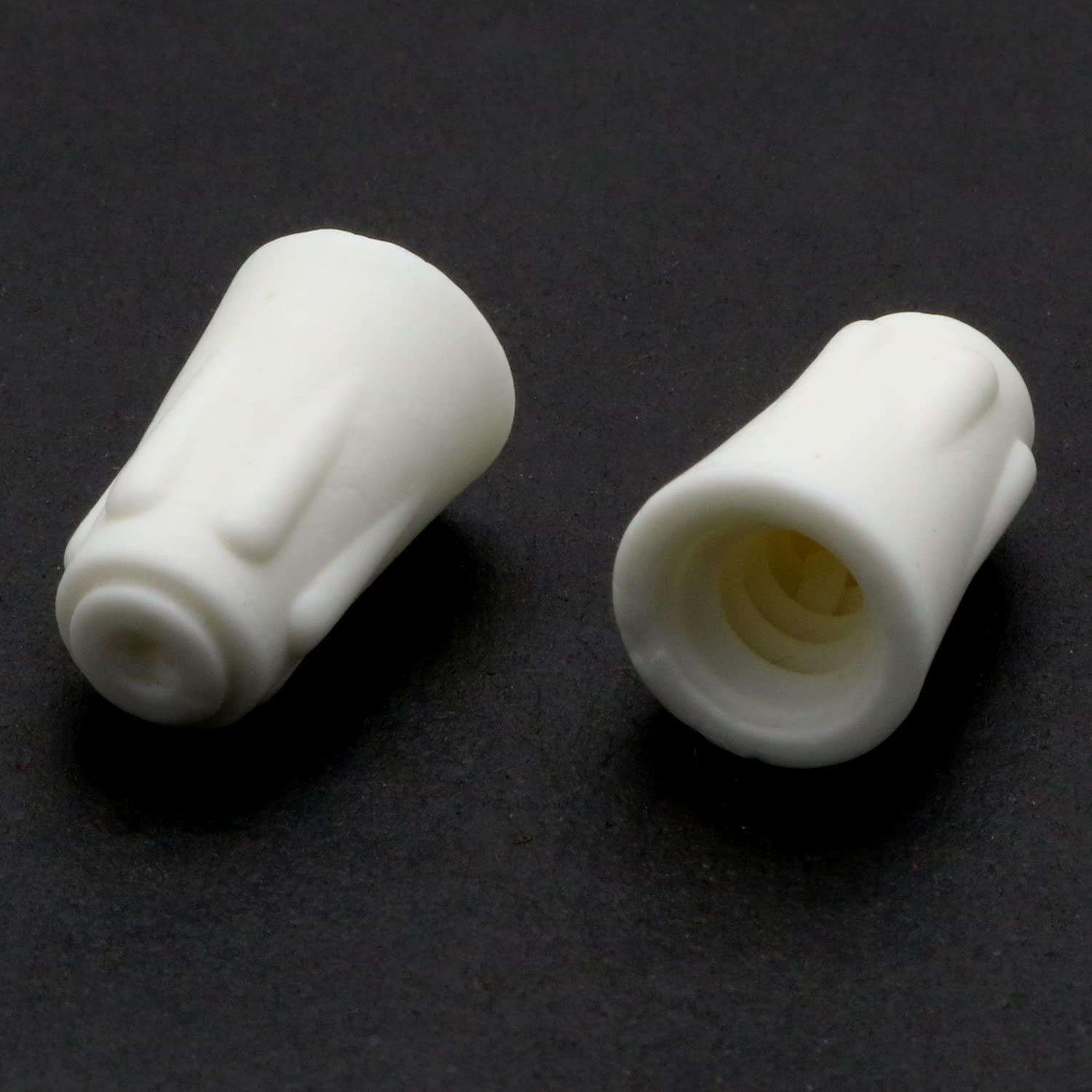 12pcs Medium Size 22-10 AWG High Heat Ceramic Twist Caps - White Easy-Twist Ceramic Wire Connectors for Electrical Wiring, DIY Projects, and Home Repairs - Perfect for High Temperature Applications in HVAC, Lighting, and Appliance Connections