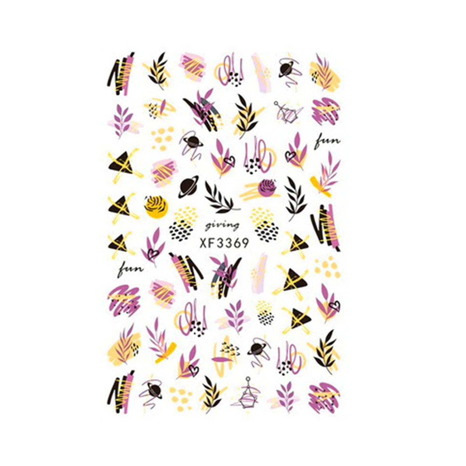 Color Street Nails - Summer Wind Water Grass & Cactus Nail Stickers | DIY Nail Art Decals for Women | Salon-Quality Flower Nail Designs (Size L, One Size) | Perfect for Summer Nail Art, DIY Manicures & Nail Salon Decorations