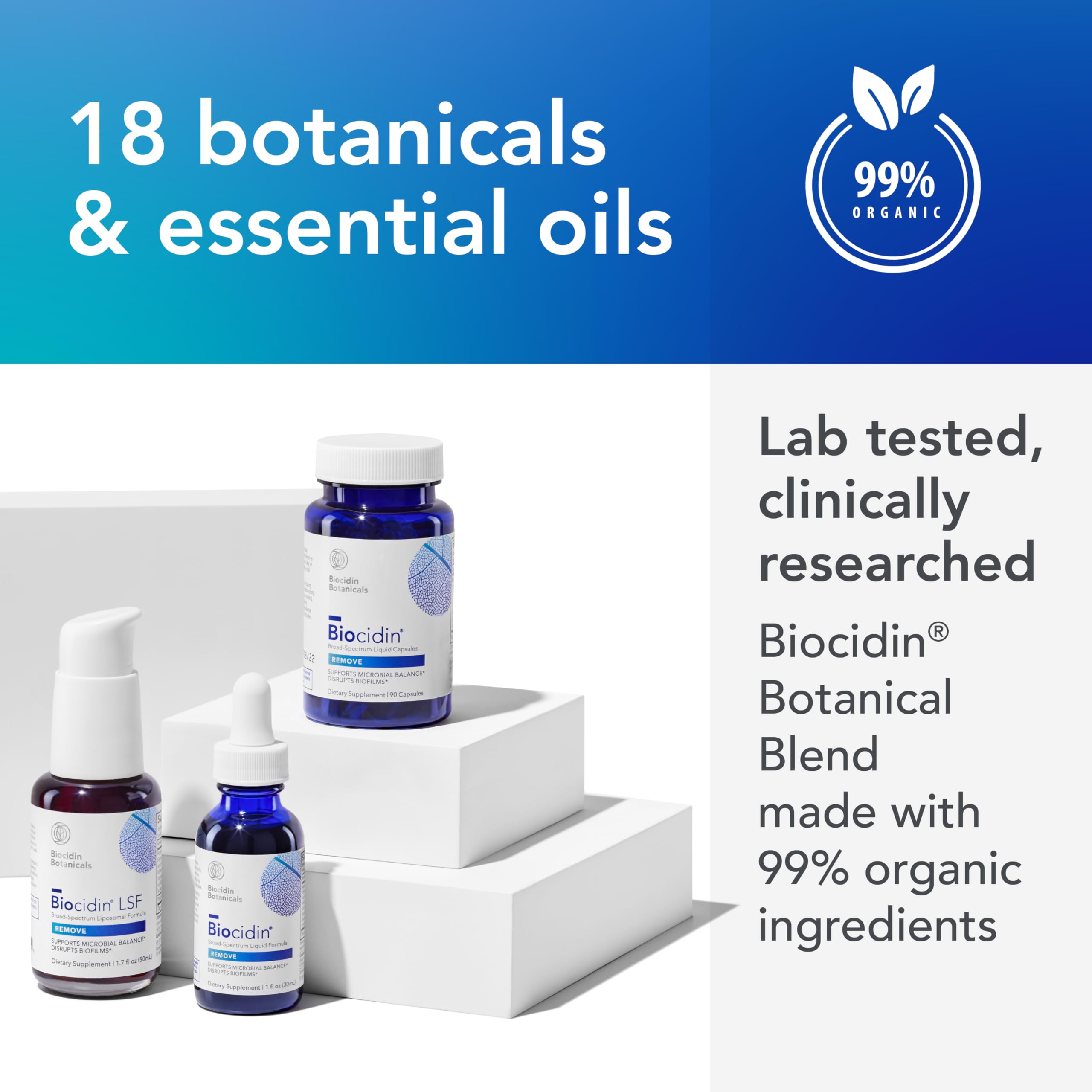 Biocidin Liquid Formula - Biofilm Buster & Broad-Spectrum Herbal Supplement for Gut Detox, Digestive Health & Microbial Balance - Supports Gut Cleanse & Immune System (1 Oz) - Perfect for Daily Detox, Travel Wellness & Digestive Support