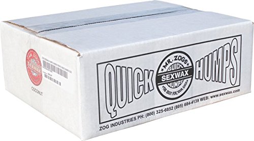 Quick Humps 6X Blue Extra Hard Surf Wax - 100/Case - High Performance Surfboard Wax for All Water Conditions | Ideal for Cold Water Surfing & Professional Surfers