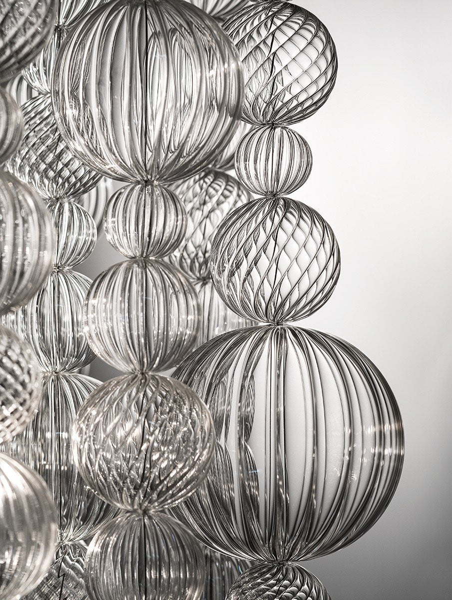 Bollicine Chandelier - Elegant Crystal Ceiling Light Fixture for Dining Room, Living Room & Bedroom | Modern Home Decor Lighting