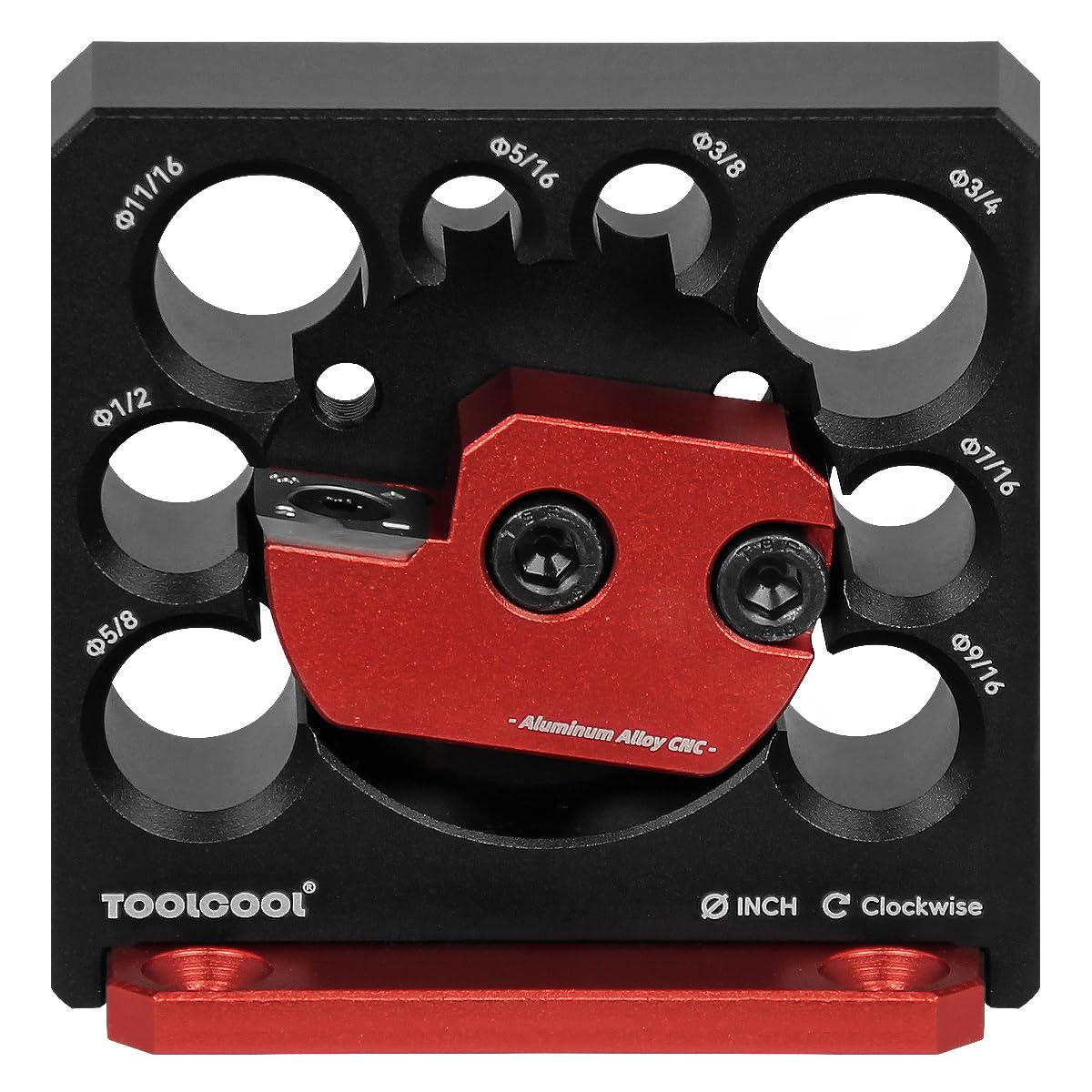 Toolcool Electric Drill Carbide Inserts Dowel Maker - High Speed Cutter Plate with 8 Imperial Holes for Woodworking & DIY Projects | Perfect for Joinery, Furniture Making & Crafting
