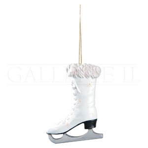 Women's Ice Skate Christmas Ornament - Elegant Holiday Decoration for Tree, Gift, or Winter Home Decor