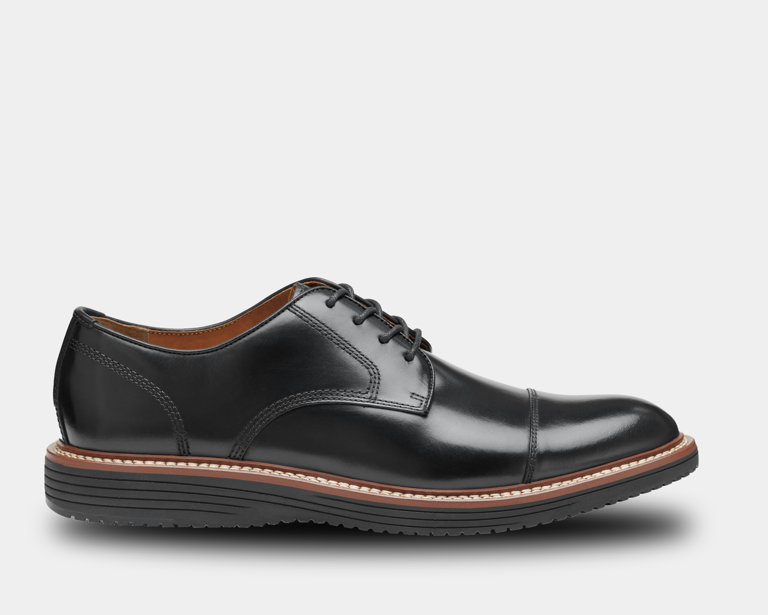 Upton Cap Toe Oxford Dress Shoes for Men - Classic Formal Business & Wedding Leather Shoes - Perfect for Office, Parties & Special Occasions