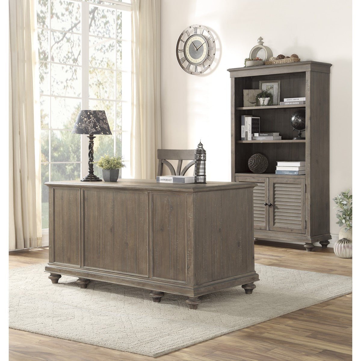Cardano Grey Collection Bookcase - Modern Wooden Bookshelf for Home & Office Storage | Perfect for Living Room, Bedroom & Study Organization