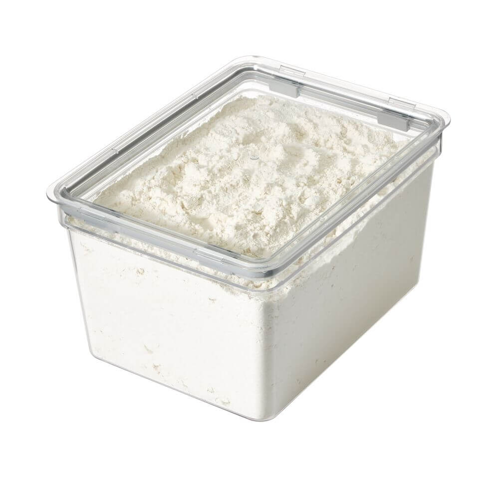 iDesign Large Tall Pantry Storage Container with Clear Lid - Perfect for Organizing Dry Food, Cereal, Pasta & Baking Supplies in Kitchen Pantry