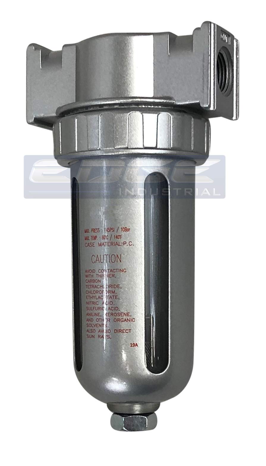 High-Quality In-Line Desiccant Air Dryer for Compressed Air Systems - Perfect for Pneumatic Tools, Spray Booths & Plasma Cutters (1/2
