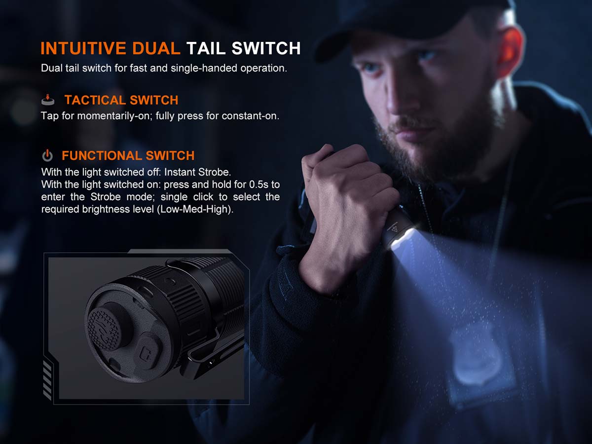 Fenix TK05R Rechargeable LED Flashlight - High Lumens, Durable & Waterproof for Camping, Hiking, Emergency Use