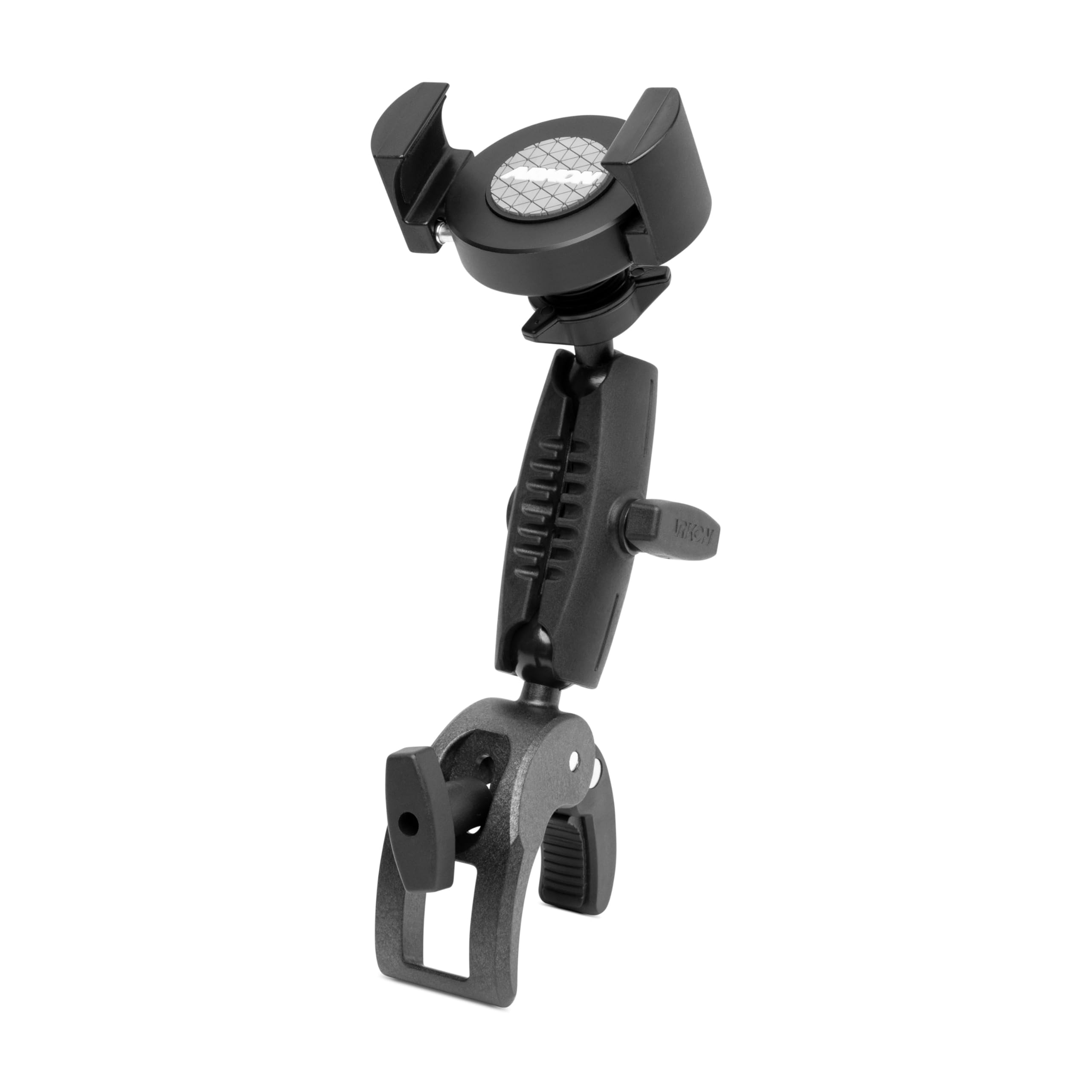 ARKON RoadVise Universal Phone Mount with Clamp - Adjustable Handlebar, Treadmill & Stroller Phone Holder for iPhone, Samsung, Google Pixel | Perfect for Cycling, Gym Workouts & Baby Strolls