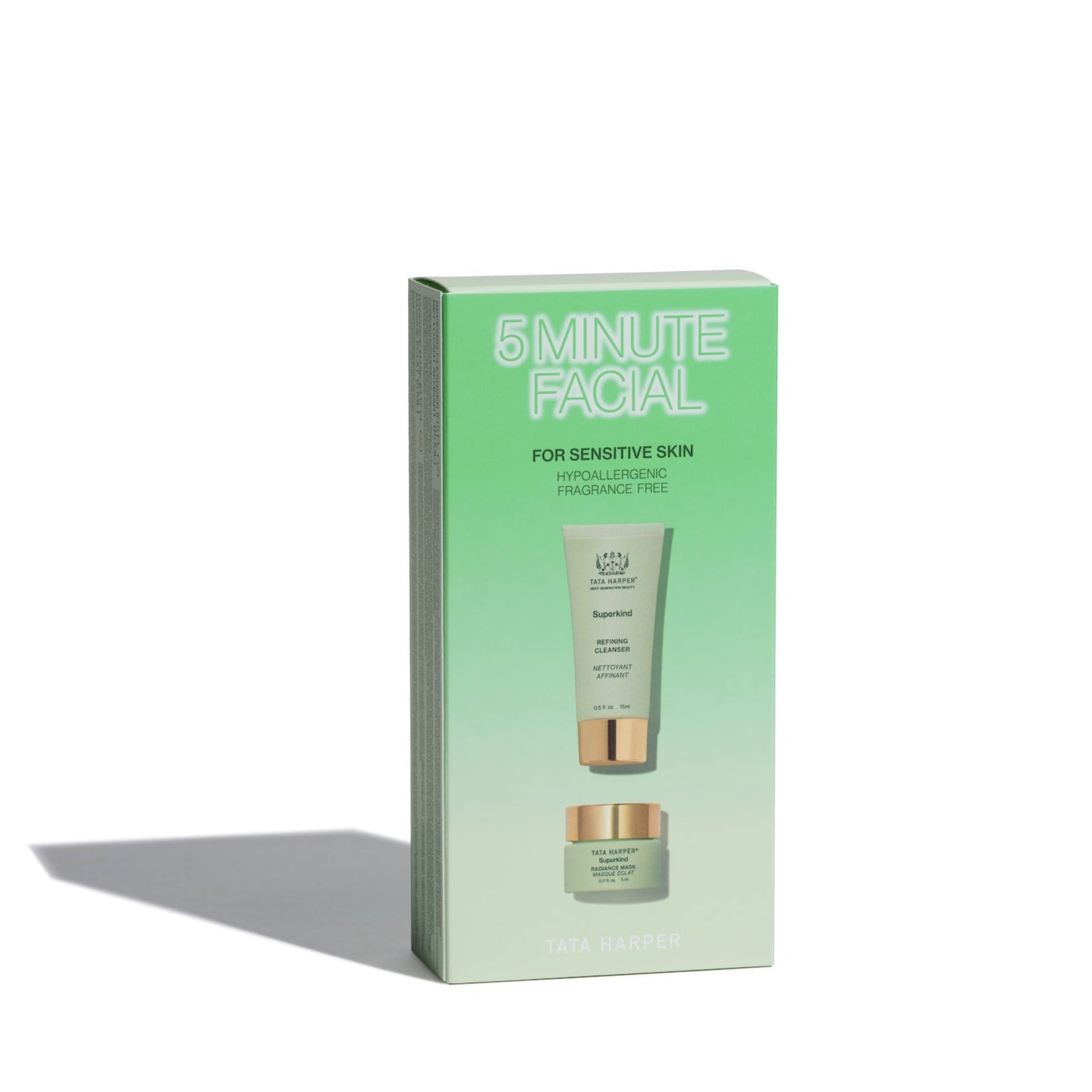 5 Minute Soothing Facial Mask for Sensitive Skin - Gentle Skincare Solution for Redness & Irritation Relief | Perfect for Daily Use, Travel & Spa Nights