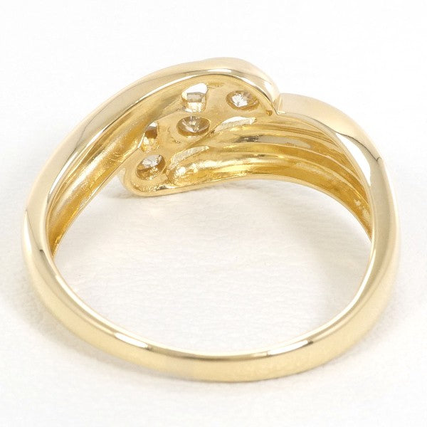 18K Yellow Gold Diamond Ring for Women - Elegant Solitaire Engagement & Wedding Band - Perfect for Proposals, Anniversaries, and Special Occasions