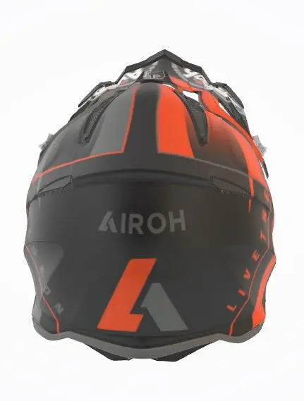 Airoh Aviator Ace Amaze Matt Orange Motorcycle Helmet - DOT & ECE Certified for Safety - Perfect for Street Biking, Racing & Urban Commuting