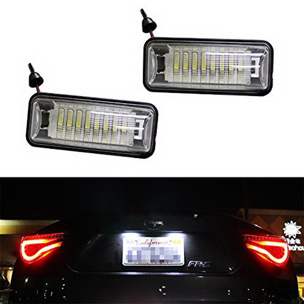 White LED License Plate Light Bulbs - Direct Replacement for Scion FRS, Subaru BRZ & More - Perfect for Nighttime Visibility & Vehicle Customization