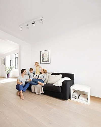 Philips myLiving Star 4-Bar LED Spotlight Ceiling Light - 12W Integrated LED (White) - Perfect for Living Room, Bedroom & Kitchen Lighting