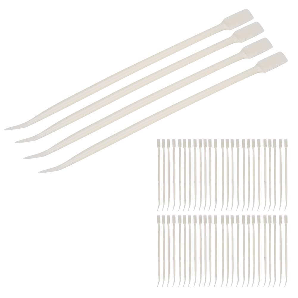 Double Head Eyelash Curler - Plastic Eyelash Perming Applicator Tool with 50PCS False Eyelashes & Adhesive - Professional Lash Extension Kit for Salon & Home Use