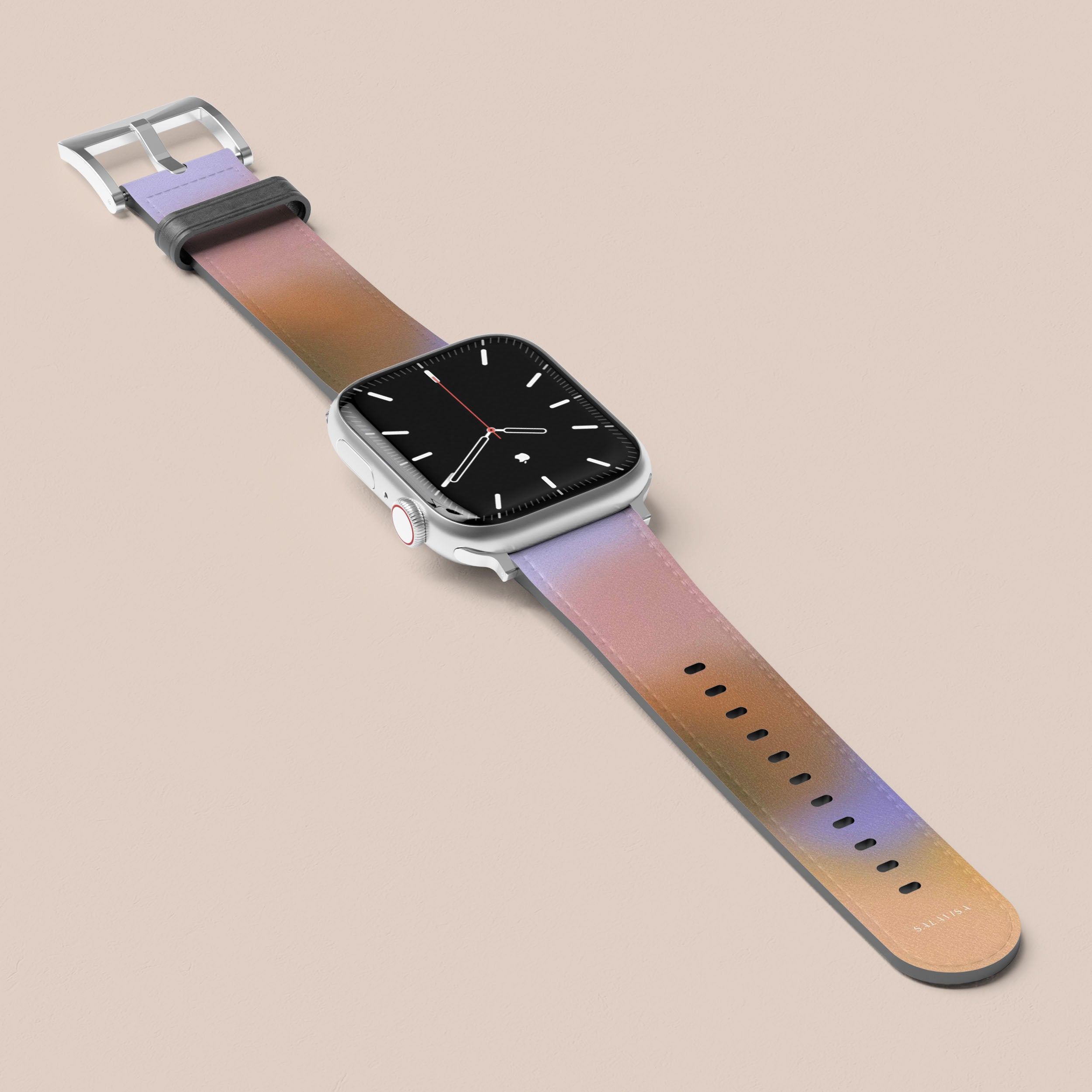 Dreamy Hues Apple Watch Band - Soft Silicone Replacement Strap for Apple Watch Series 9/8/7/6/SE - Stylish & Comfortable for Women & Men - Perfect for Workouts, Running & Everyday Wear