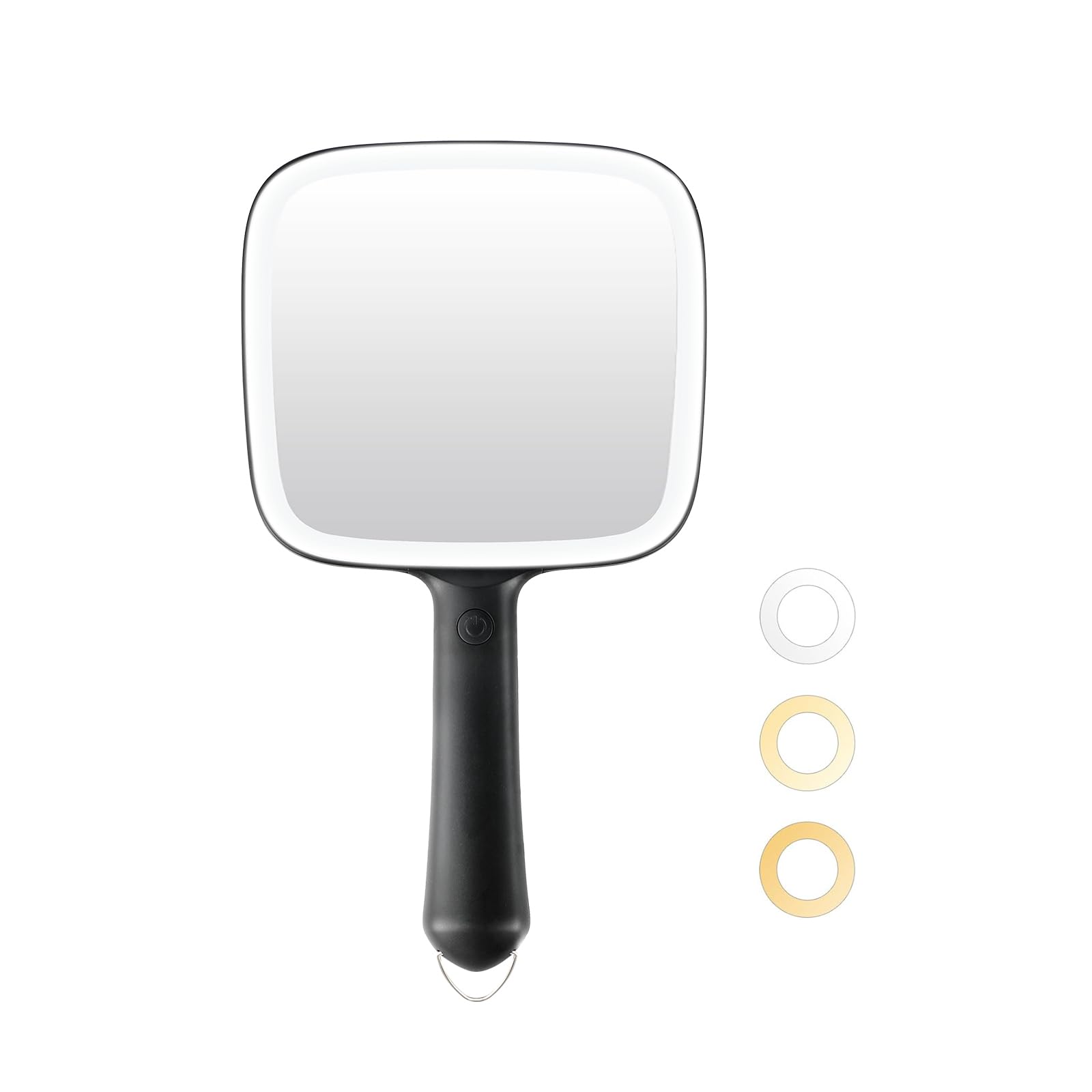 3-Color Dimmable LED Hand Mirror - 6.2