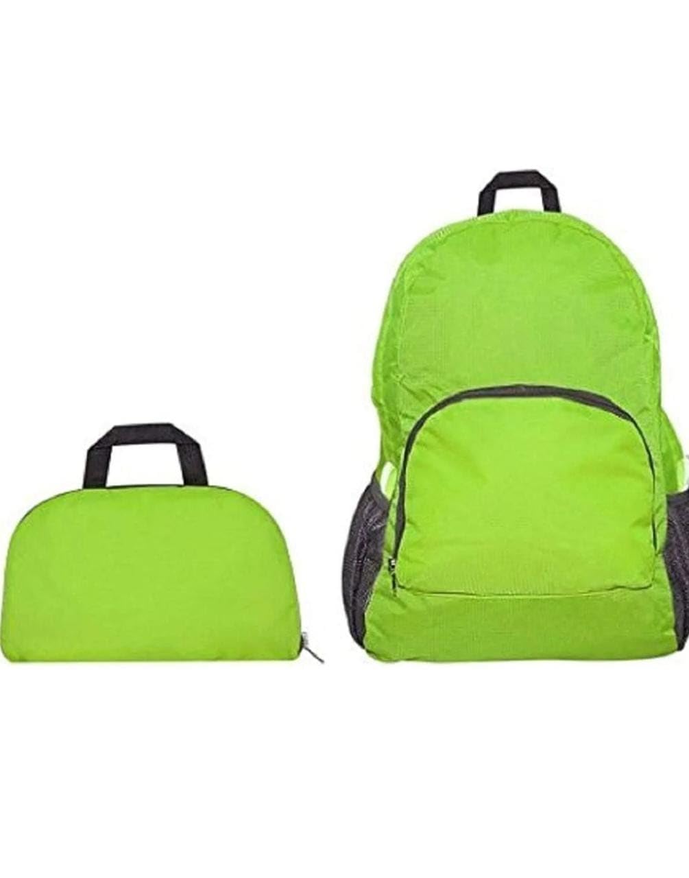 Lalji Creations Multicolor Waterproof Backpack - Lightweight Foldable Travel Bag for Men & Women | Perfect for Gym, Sports, Hiking & Vacations | Durable Unisex Carry-On Luggage