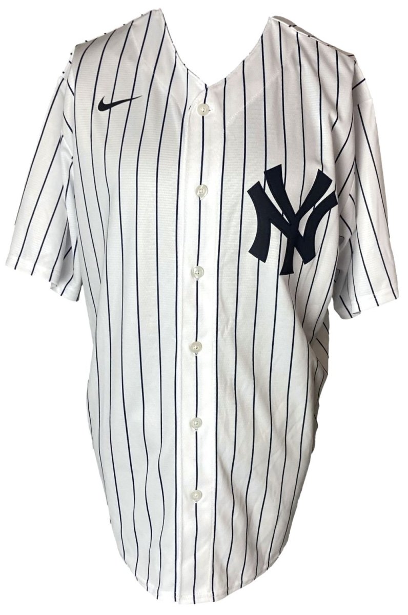 Authentic Juan Soto Signed New York Yankees Nike Limited Edition Baseball Jersey with JSA Certification - Perfect for Yankees Fans, Sports Memorabilia Collectors, and Baseball Enthusiasts