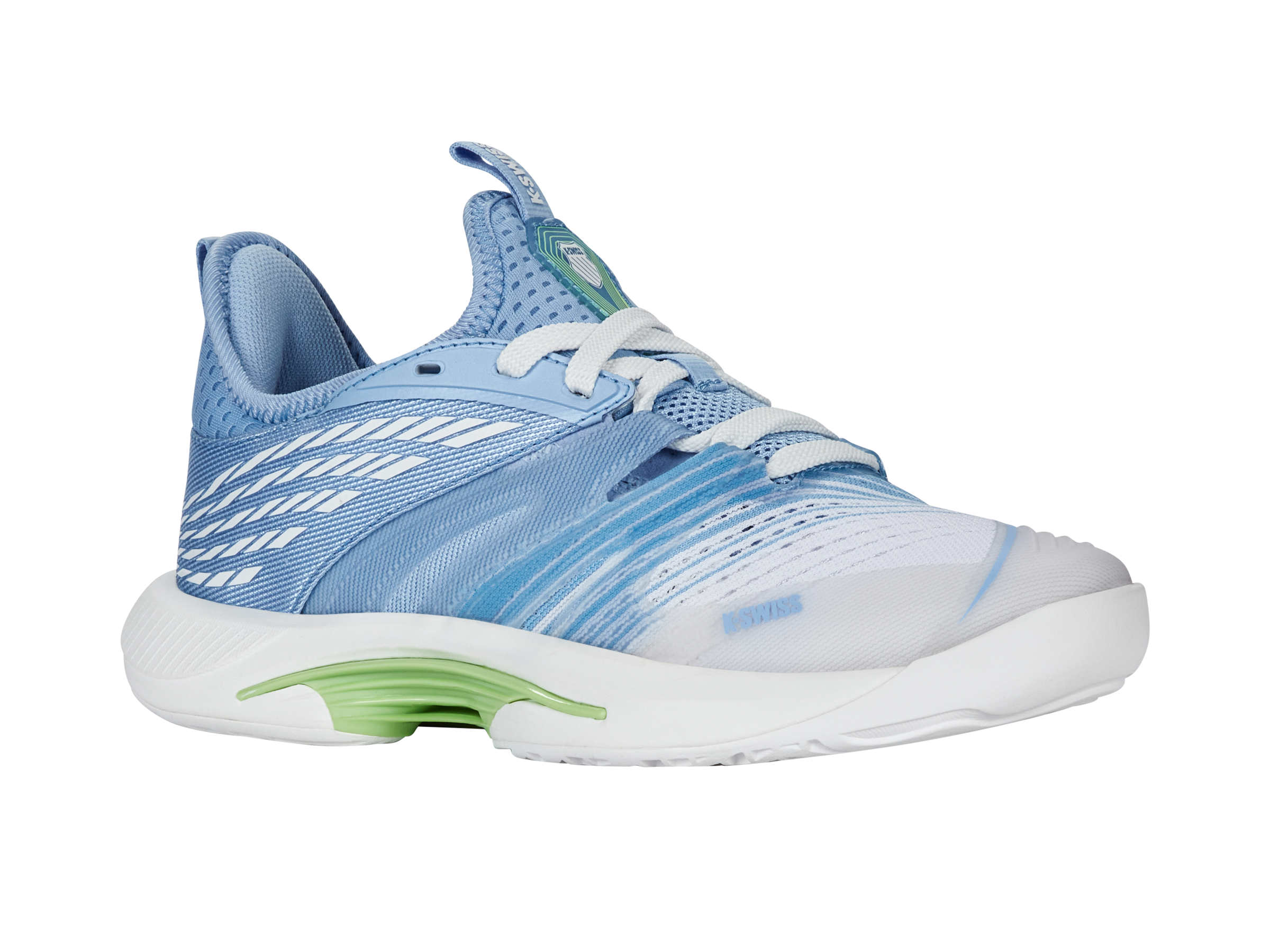 SPEEDTRAC Running Shoes for Men - 126 M | Lightweight & Breathable | Lucent White/Dutch Canal/Paradise Green | Perfect for Jogging, Gym & Daily Wear