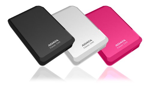 ADATA CH11 1TB USB 3.0 External Portable Hard Drive - High-Speed Data Storage for PC, Mac, Laptop - White (ACH11-1TU3-CWH) - Perfect for Backup, Gaming, Movies & Office Work