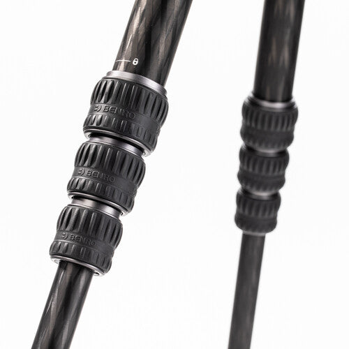 Benro Rhino Three Series Carbon Fiber Tripod - Lightweight & Sturdy for Travel, Photography & Videography - Perfect for Outdoor Adventures, Hiking & Professional Shoots