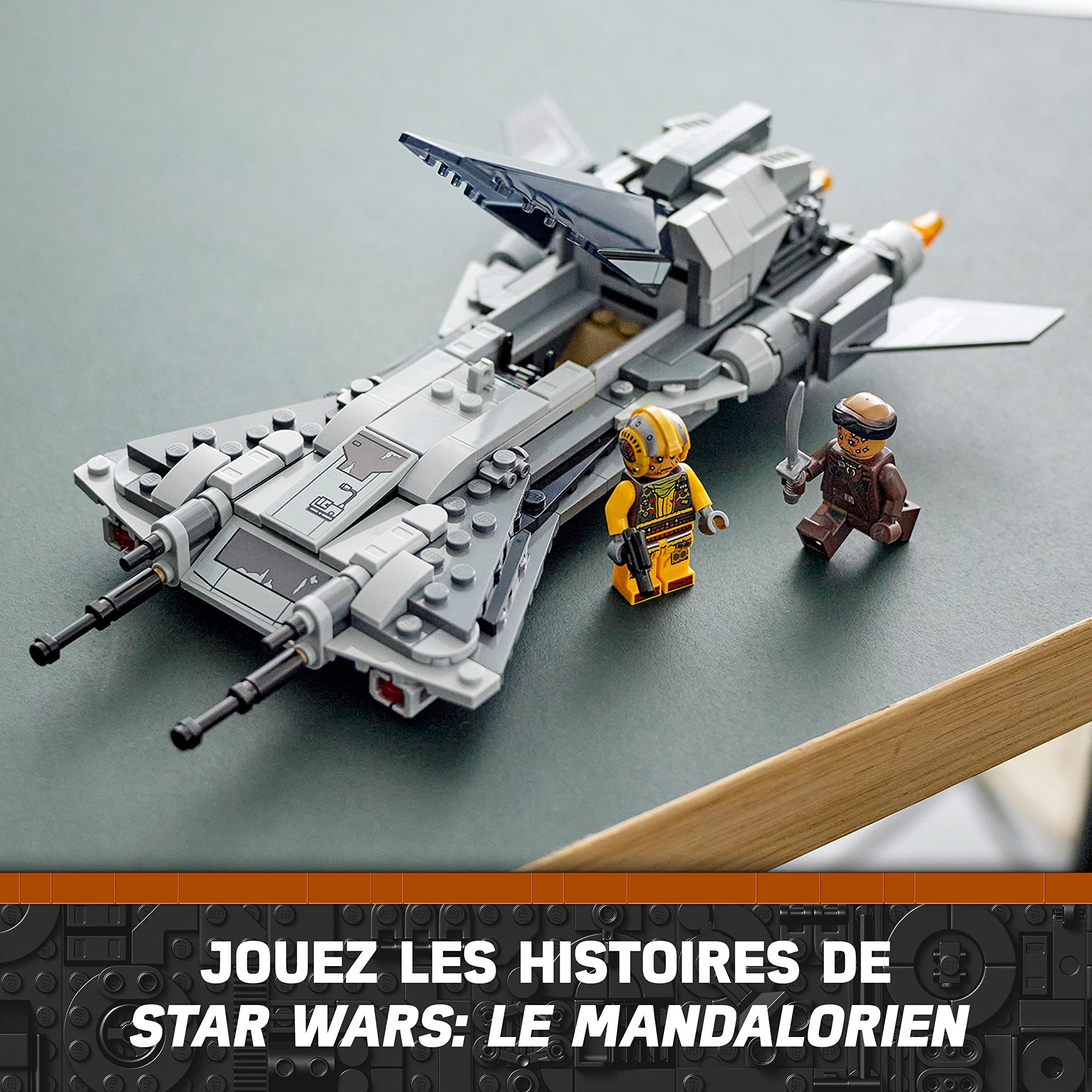 LEGO Star Wars Pirate Snub Fighter Building Toy Set (75346) - The Mandalorian Season 3 Collectible with Starfighter Model, Pilot & Vane Minifigures - Perfect Gift for Boys & Girls Ages 8+ | Great for Space Battles & Star Wars Themed Playtime