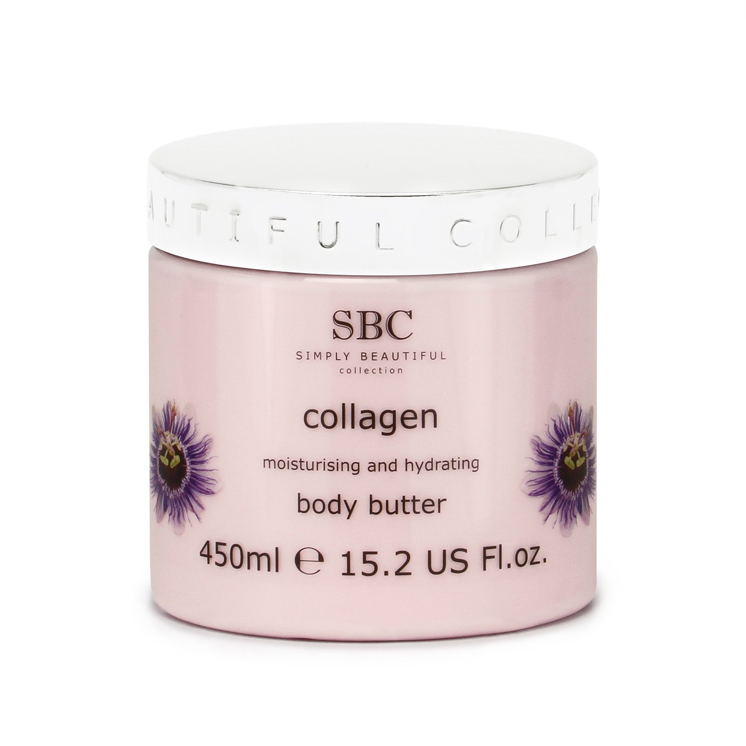 Premium SBC Gels Collagen Body Butter - 15.2 oz (450ml) Deep Moisturizing Cream for Dry Skin - Hydrating & Anti-Aging Body Lotion for Smooth, Glowing Skin - Perfect for Daily Skincare Routine & Post-Shower Hydration