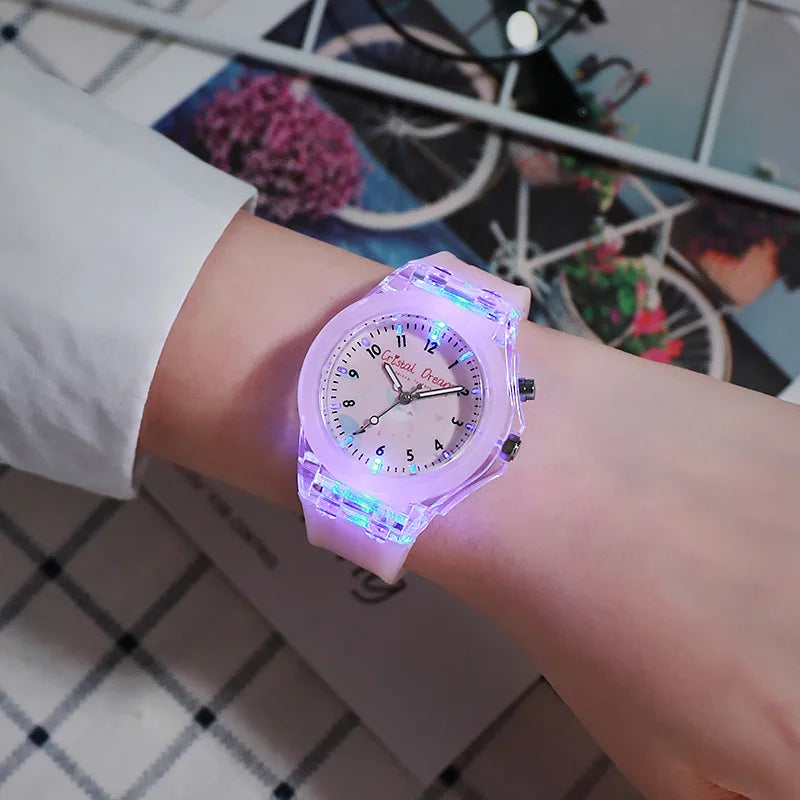 Waterproof LED Flash Wristwatch for Men Women - Digital Sports Watch with Alarm, Stopwatch - Perfect for Running, Hiking, Gym Workouts