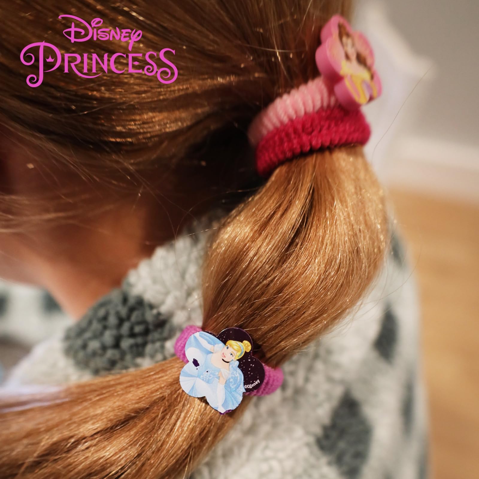 Disney Princess Hair Accessories Gift Set - 13-Piece Hair Bands & Clips for Girls | Perfect for Birthday Parties, Dress-Up & Princess-Themed Events