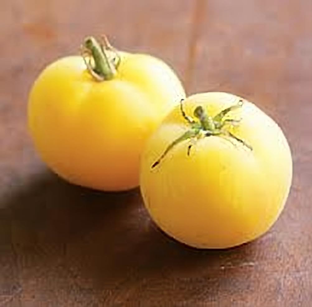Heirloom Tomato Garden Peach Seeds - Non-GMO, 200 Seeds for Home Gardening, Fresh Eating & Canning - Seed Kingdom