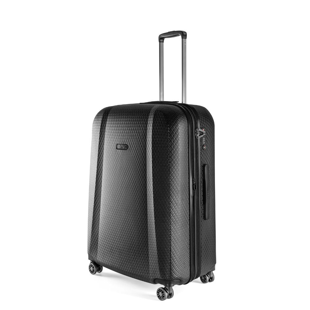 Epic GTO 5.0 29-Inch Large Expandable Suitcase with Wheels - Frozen Black | Perfect for Travel, Business Trips & Vacation Luggage
