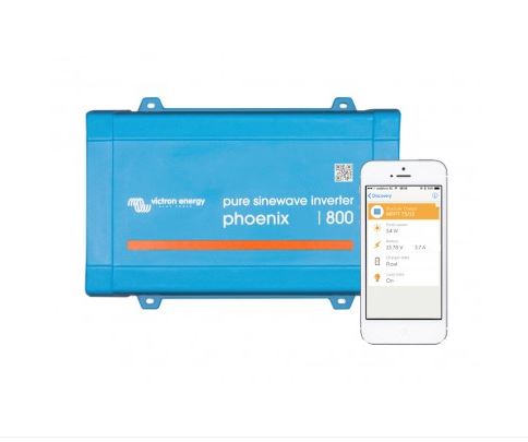 Victron Energy Phoenix Inverter 48V 800W 120V Pure Sine Wave Power Inverter with VE.Direct & NEMA 5-15R Outlet - Perfect for RVs, Boats, Off-Grid Solar Systems & Emergency Backup Power
