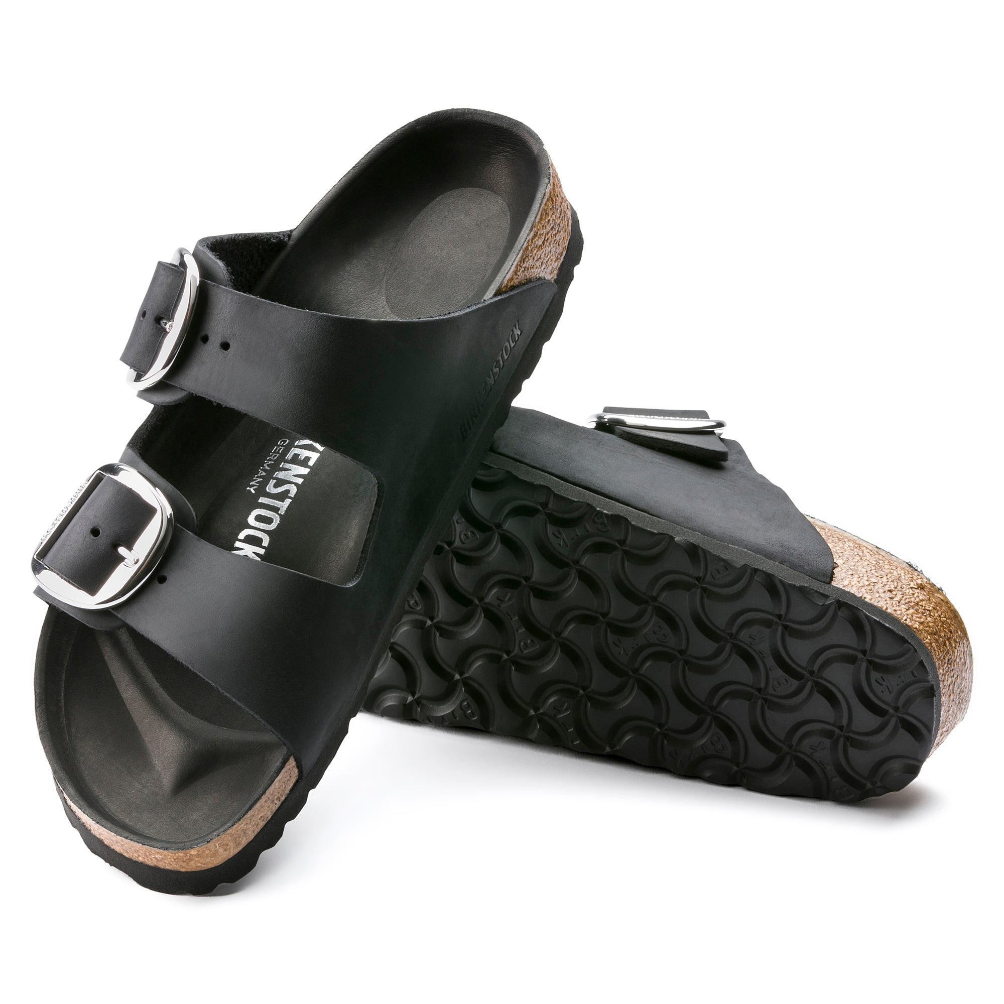 BIRKENSTOCK ARIZONA BIG BUCKLE Leather Sandals for Women - Comfortable Slide Sandals with Adjustable Buckle | Perfect for Casual Wear, Beach, and Summer Outfits