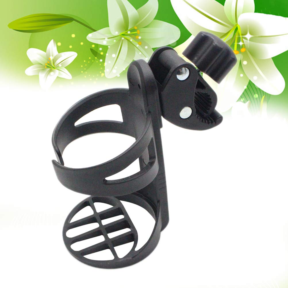 Universal Bike Bottle Holder & Cup Holder for Bicycles, Strollers, Push Wagons - Durable Drink Holder for Cycling, Jogging, Hiking & Outdoor Activities