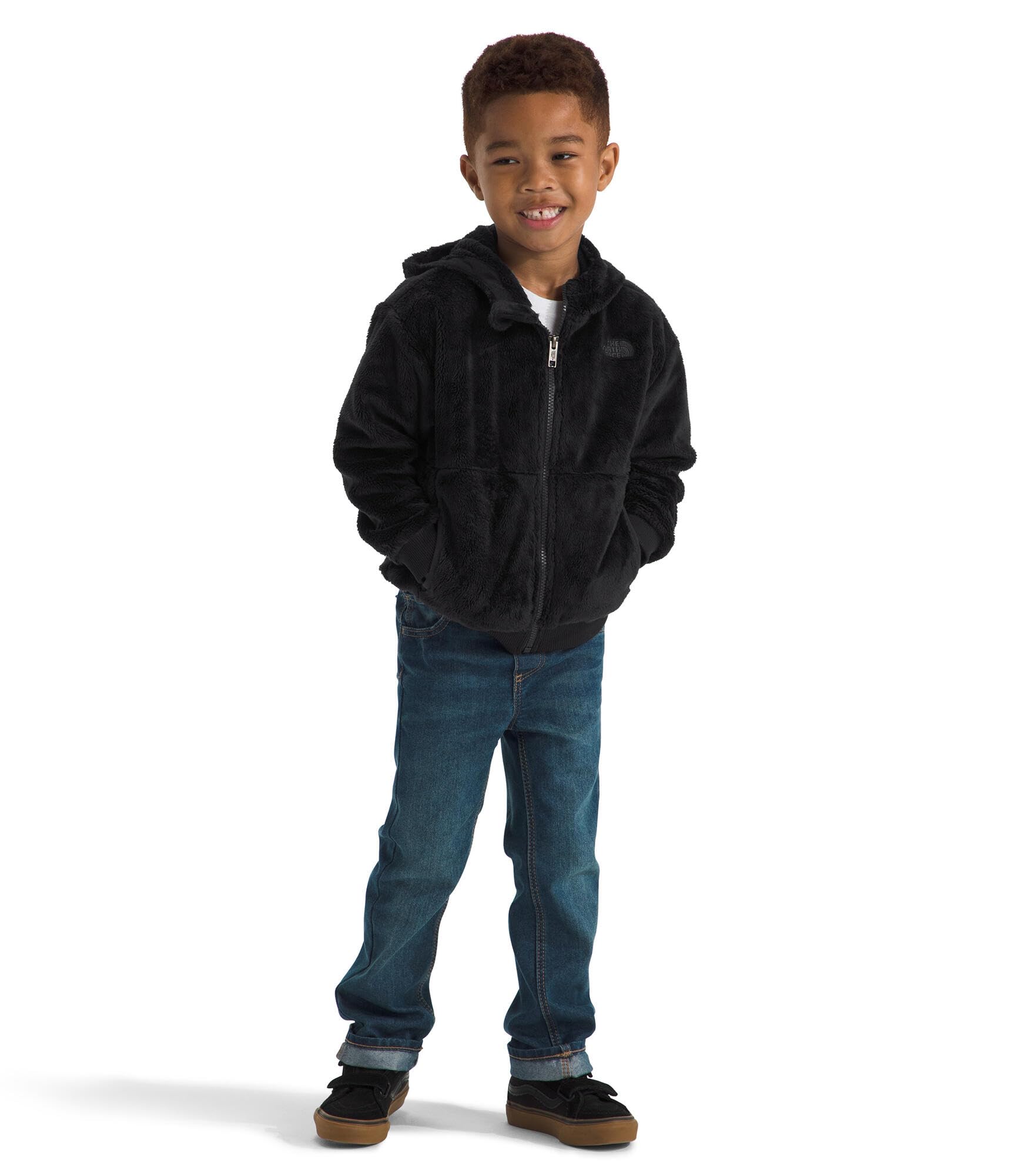 The North Face Kids' Osito Full Zip Fleece Hoodie - Warm & Cozy Winter Jacket for Boys & Girls - Perfect for Outdoor Play, School & Cold Weather Adventures