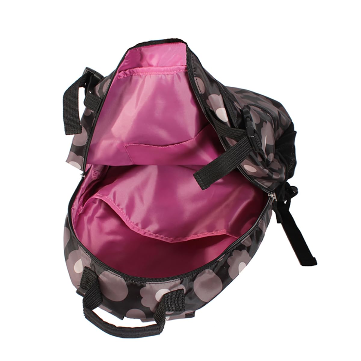 Lightweight Large Capacity Water Repellent Backpack for Tennis - Holds 2 Rackets & Deodorizing Shoe Case | Perfect for Gym, Travel & Outdoor Sports | Cookie Flower Cafe Style