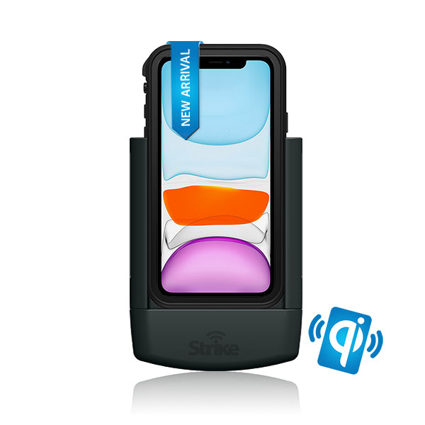 iPhone 11 Car Mount with Wireless Charging - Compatible with LifeProof Cases | Hands-Free Charging Holder for Safe Driving & Navigation