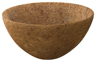 Panacea Products 87823 20-Inch Round Replacement Planter Coco Liners (Pack of 24) - Natural Coconut Fiber Basket Liners for Hanging Baskets, Flower Pots & Indoor/Outdoor Planters