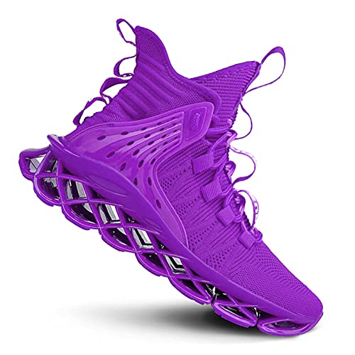 DUDHUH Women's Fashion Sneakers - Non-Slip Comfortable Running Shoes for Women | Lightweight Athletic Walking Shoes with Blade Sole Design | Perfect for Jogging, Gym Workouts & Daily Wear