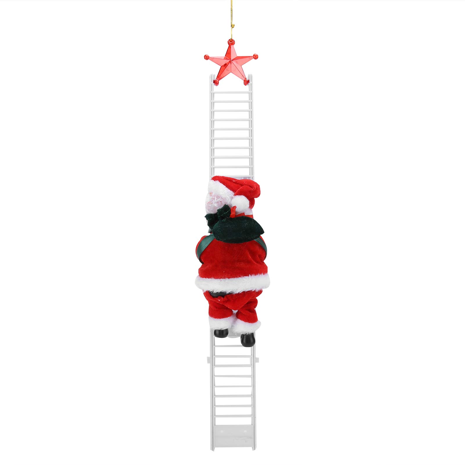 POCREATION Santa Claus Electric Toy - Christmas Tree Decorations, Eco-Friendly Holiday Doll for Home & Door - Perfect for Xmas Parties & Festive Decor