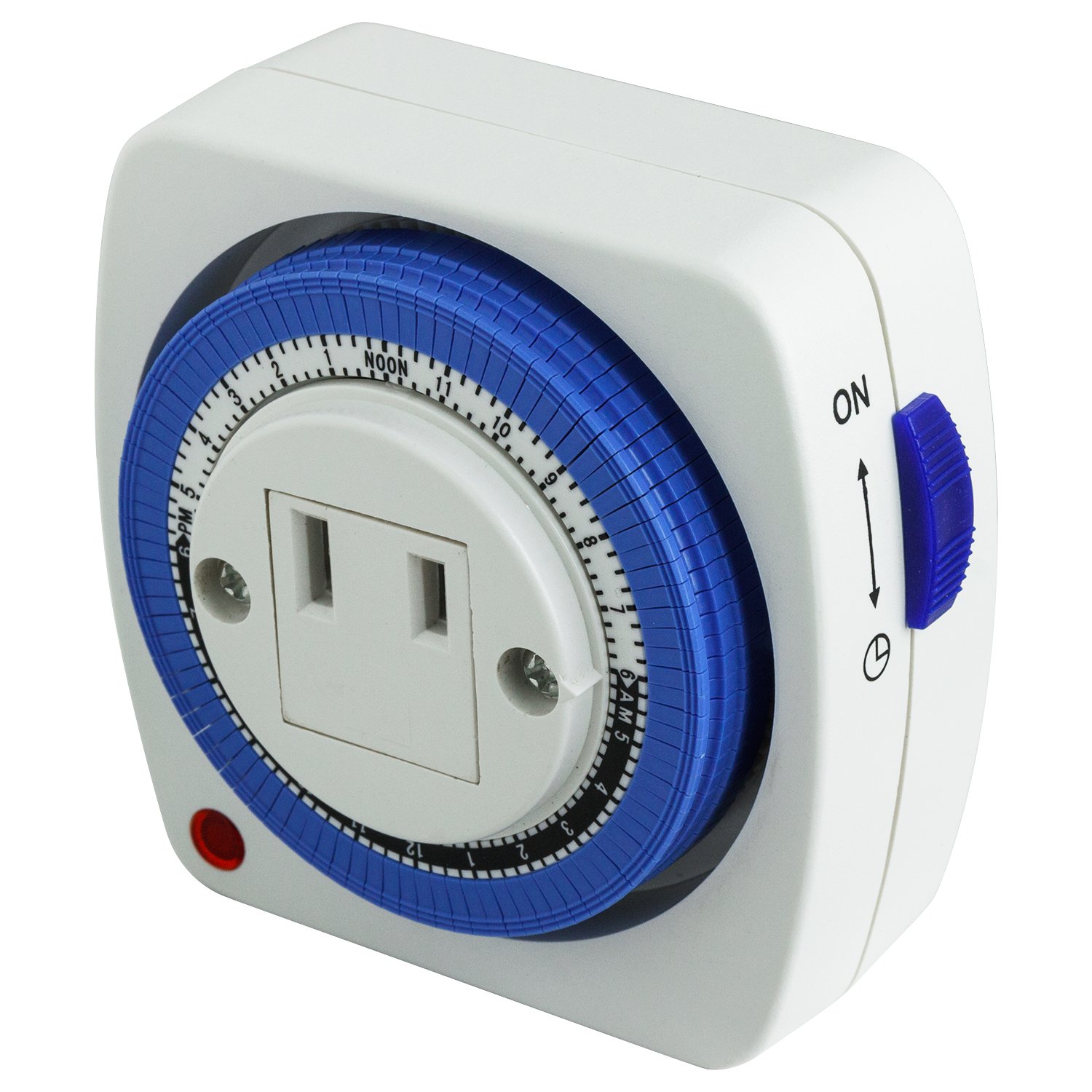 Sunlite 05000-SU T100 24 Hour Appliance Timer - Programmable Outlet Timer for Lights, Fans & Appliances - Perfect for Home, Office & Vacation Use