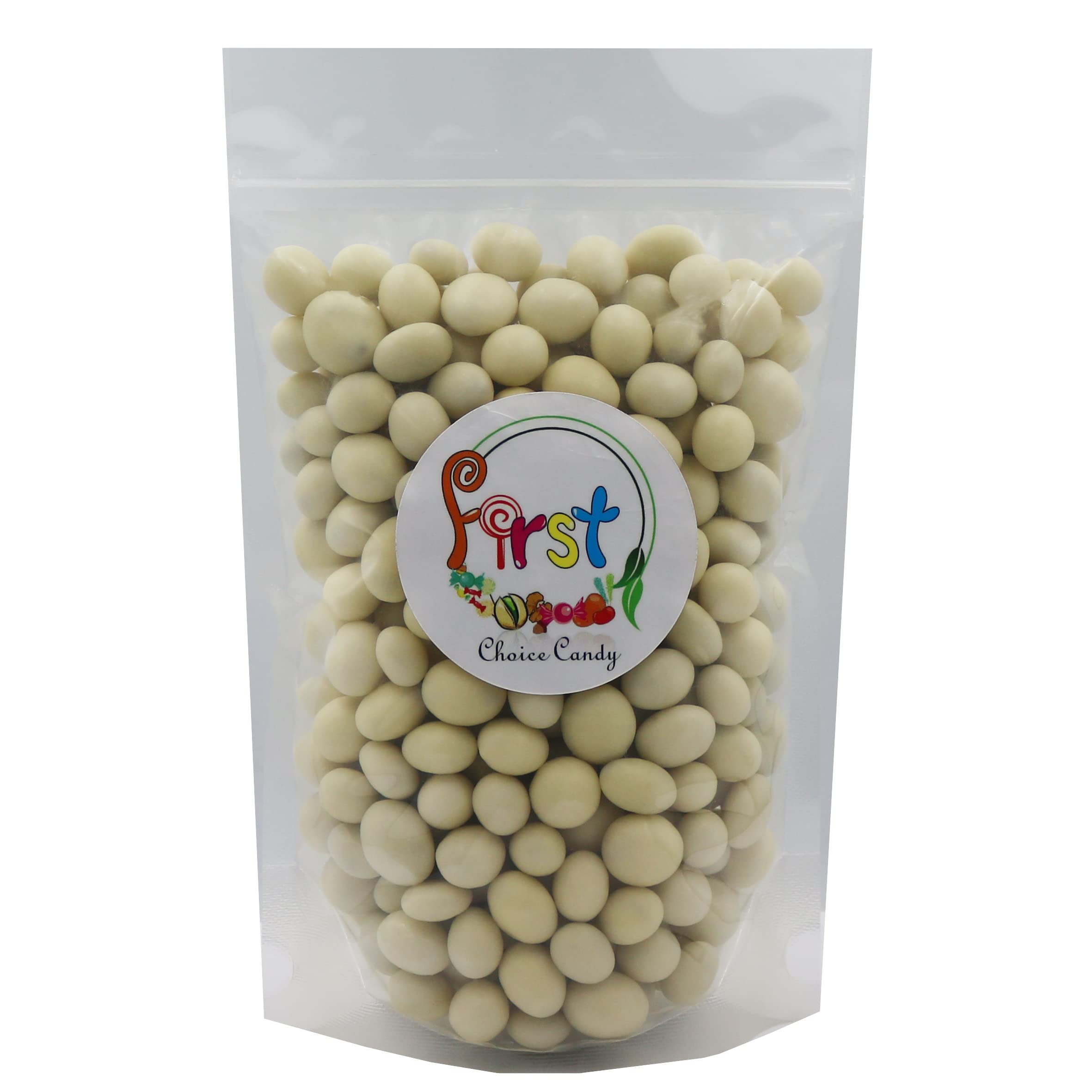 FirstChoiceCandy White Yogurt Chocolate Covered Raisins - 2 Pound Bag (Pack of 1) | Bulk Snacks for Parties, Office Treats & Healthy Dessert Options