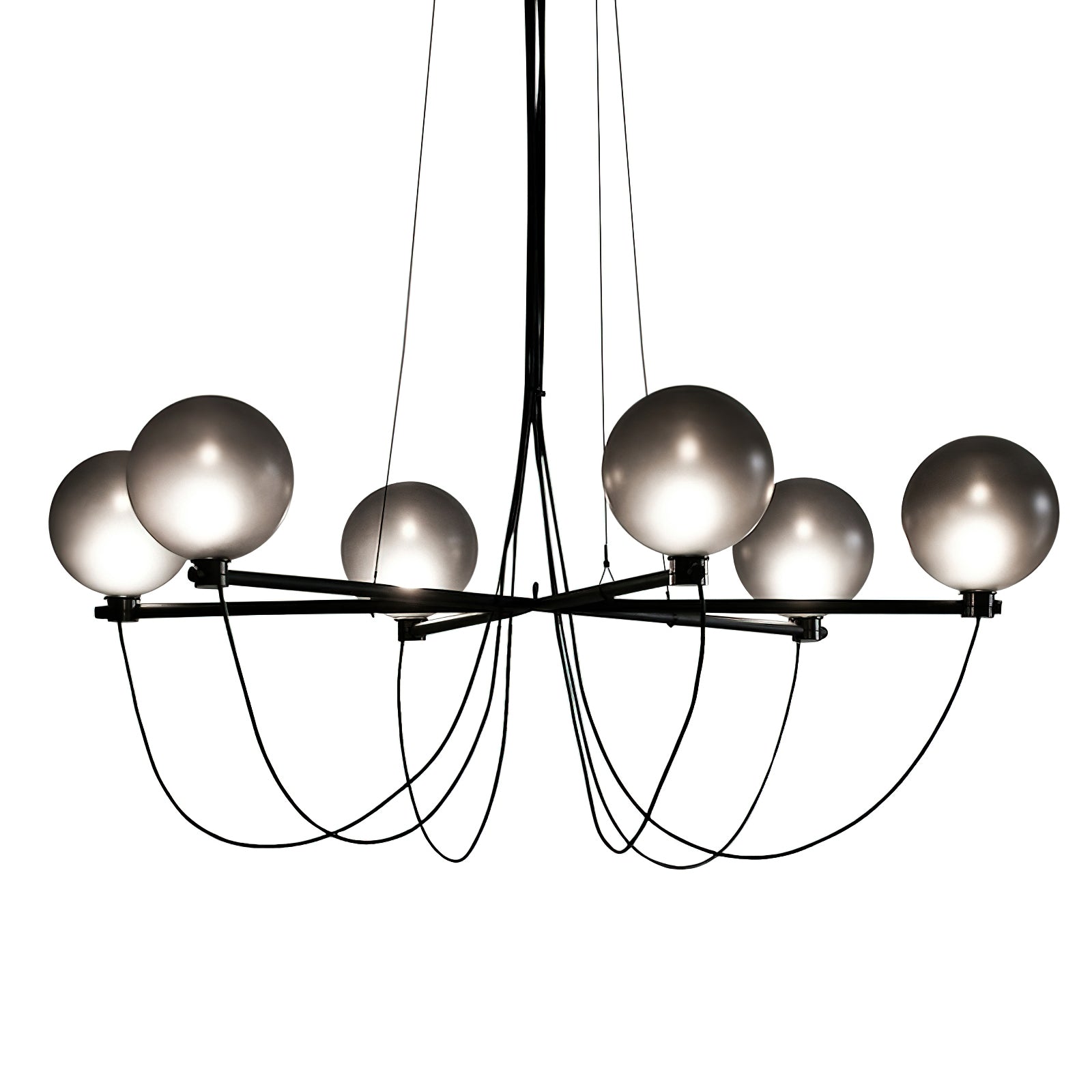 Bagnoregio Chandelier - Elegant Crystal Ceiling Light Fixture for Dining Room, Living Room & Bedroom Decor