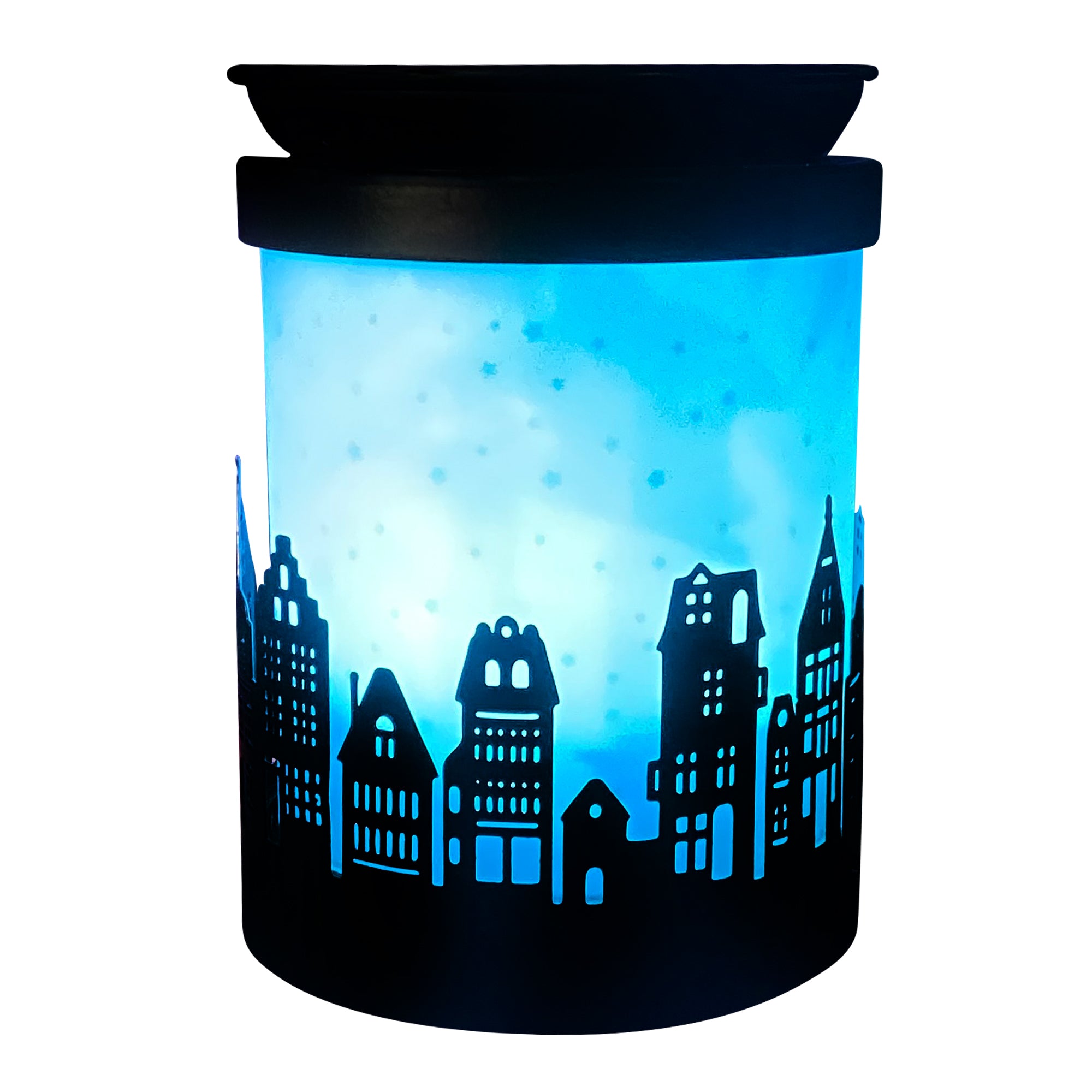 Premium Cello City Northern Lights Electric Wax Melt Burner - Aromatherapy & Home Fragrance for Relaxation, Spa, Yoga, and Meditation