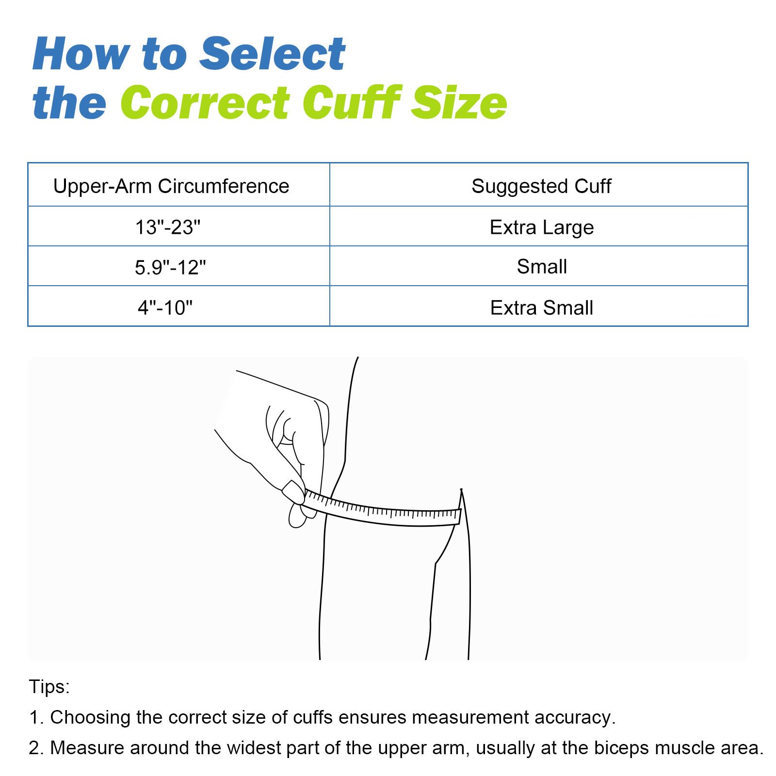 Kids & Women Pediatric Blood Pressure Cuff - Small Child BP Monitor Replacement (5.9-9.5 Inch Arm) with 6 Connectors for Most Monitors - Perfect for Home Health Checks & Pediatric Clinics