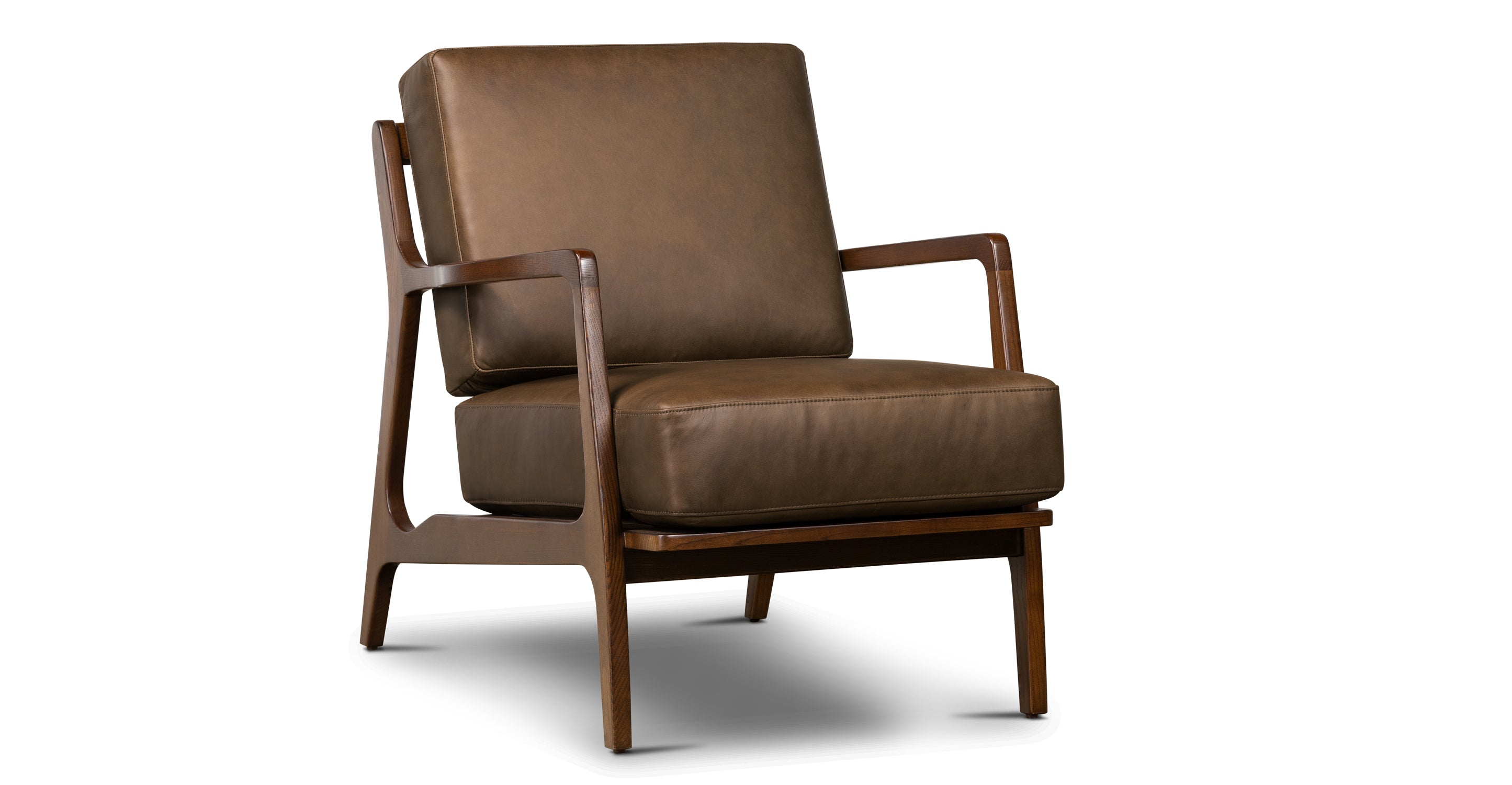 Premium Verity Genuine Leather Lounge Chair - Modern Comfort for Living Room, Office & Reading Nook - Perfect Relaxation & Stylish Home Decor