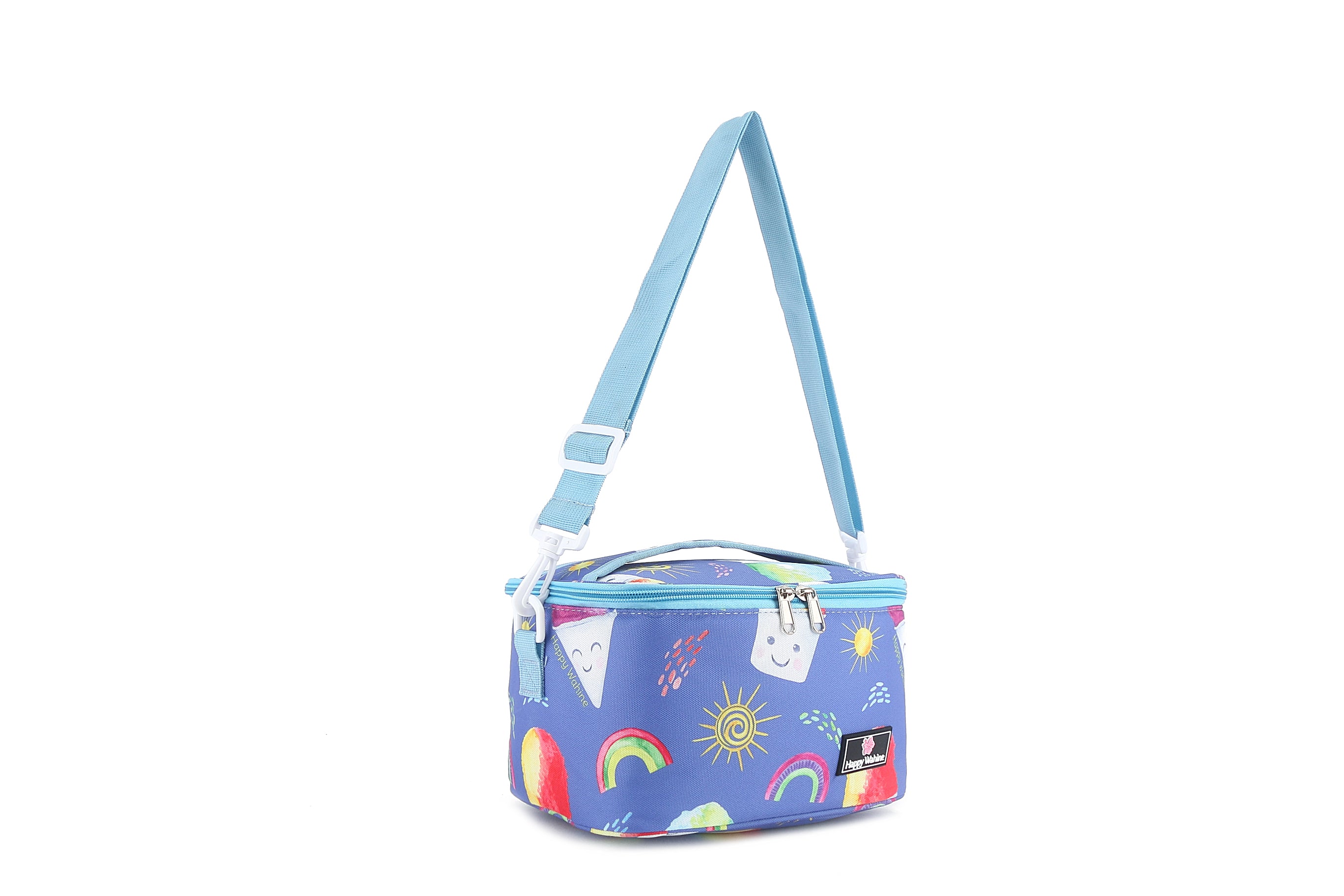 Premium Small Cooler Tote Bag - Light Blue Insulated Picnic & Beach Accessory for Shaved Ice, Drinks & Outdoor Adventures