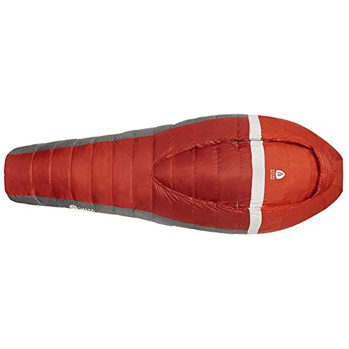 Sierra Designs Backcountry Bed 20°F Sleeping Bag - 650 Fill Dridown - Lightweight Zipperless Down Sleeping Bag for Camping, Backpacking & Hiking - Men's, Women's & 2-Person - Perfect for Cold Weather Adventures & Outdoor Exploration