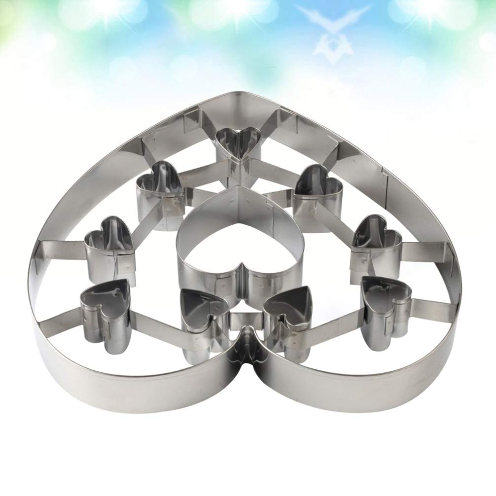 Valentine's Day Gummy & Cookie Molds Set - Heart-Shaped Baking Molds for Cakes, Biscuits, Chocolate & Pudding - Perfect for Valentine's Baking, DIY Desserts & Romantic Gift Making